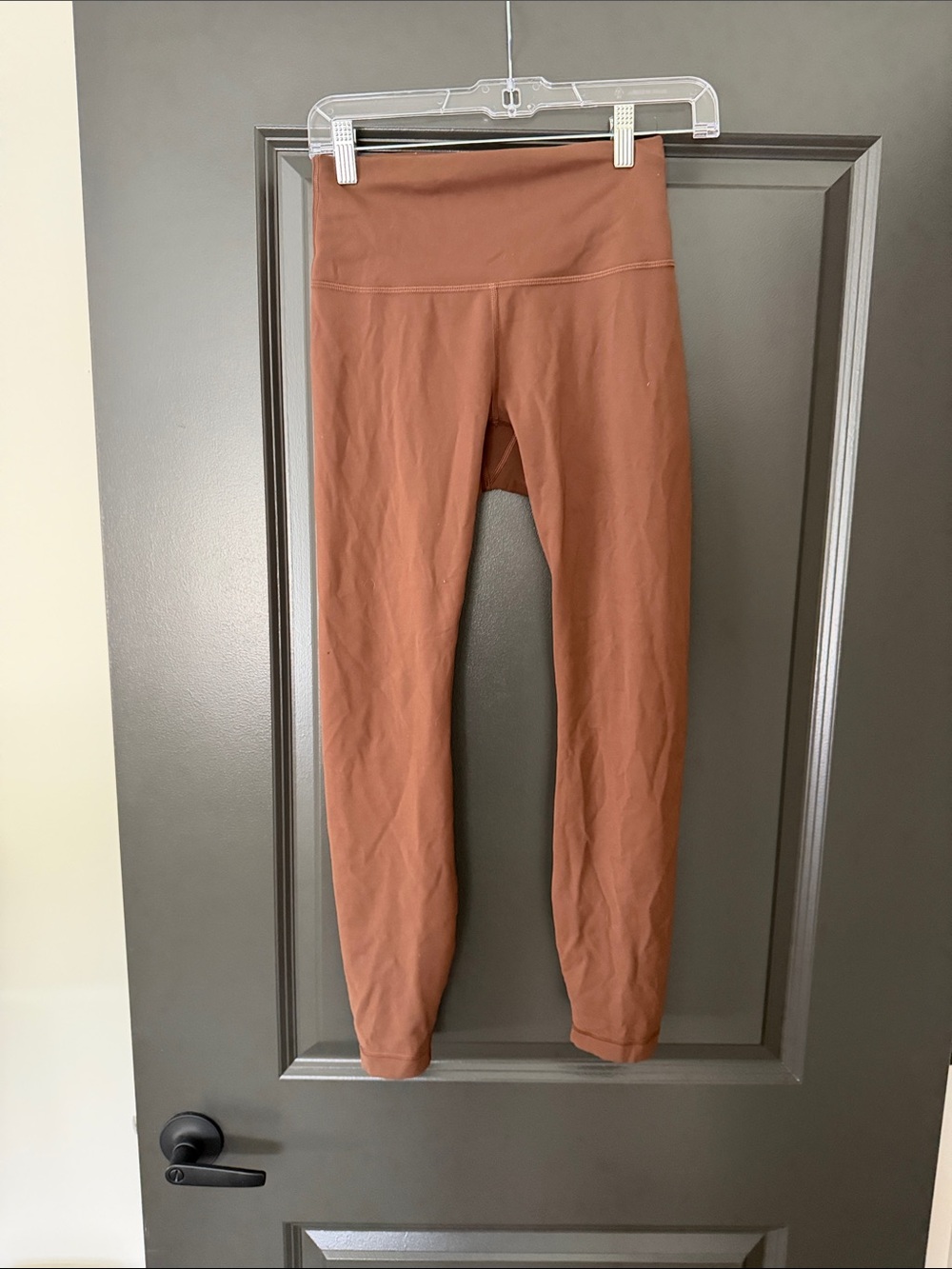 lululemon athletica womens High-Waist Leggings - Rust Brown